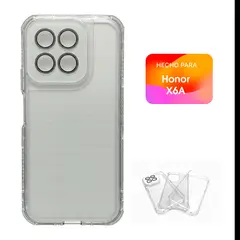 ASIA IMPORT - Case 360° Antishock - 3 Cuerpos - Transparente Para el Honor X6A