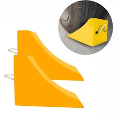 GENERICO - Taco de Seguridad Madera 25x16x20 Curvo Mediano