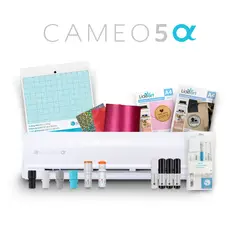 SILHOUETTE - Combo Cameo 5 Alpha Blanco Cuchillas y Accesorios