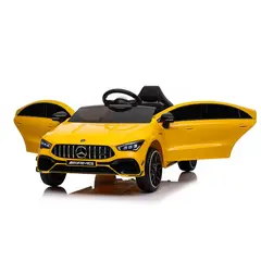 OEM - Carro Eléctrico Deportivo a Batería Amarillo Estilo Mercedes Benz CL-S600 12V 380-2 Motor y control