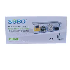 SOBO - MULTIFUNCIONAL ACUARIO FILTRO 4 ETAPAS AEREO 500 L/H