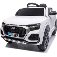 OEM - Carro Eléctrico Deportivo Blanco Estilo Audi Q5 12V 380-2 Motor Con Control Remoto