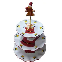 GENERICO - Portabocadito Navideño 3 niveles desmontable