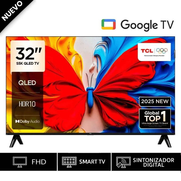 Televisor 32 QLED Full HD Smart TV 32V51C Google TV