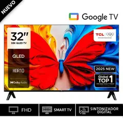 TCL - Televisor 32 QLED Full HD Smart TV 32V51C Google TV