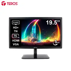 TEROS - Monitor plano 19 HD TN 75Hz 5ms HDMI VGA Speaker