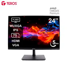 TEROS - Monitor plano 24 WUXGA IPS 75Hz 5ms HDMI VGA