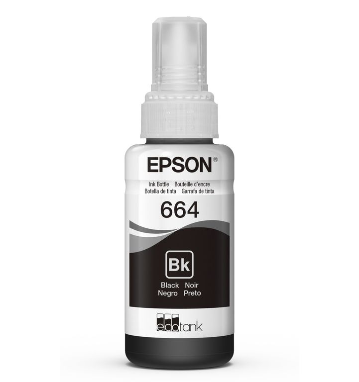 Tinta 664 Black Botella 70ml