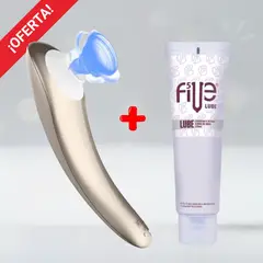 DR PINKY - Vibrador Succionador de Clítoris Screaming Pro + Lubricante Five Base de Agua