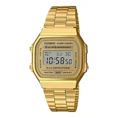 CASIO - Reloj A168WG-9W Mujer Acero Dorado