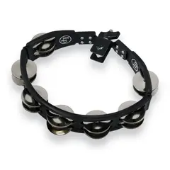 LP - LATIN PERCUSSION LP160 CYCLOPS MOUNTED TAMBOURINE BLACK STEEL PANDERETA MONTADA