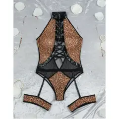 GENERICO - LENCERIA SEXY DISFRAZ TIGRESA TALLA S-M-L