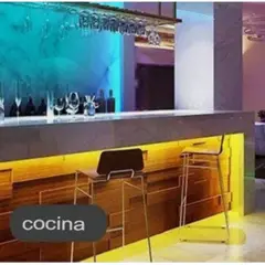 GENERICO - LUCES LED TIRAS DE NEÓN LED RGB CUERDA 5 MT IMPERMEABLES CON CONTROL DECORACIÓN INTERIOR–EXTERIOR