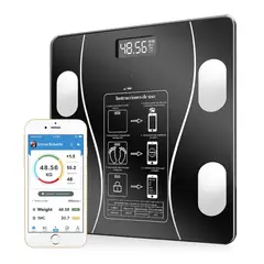 IMPORTA - Balanza Digital Bluetooth 180kg Control de Peso Inteligente