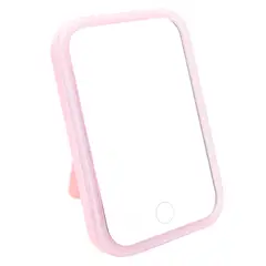 BELLESPA COSMETICS - Espejo de Tocador Cuadrado Led Rosa