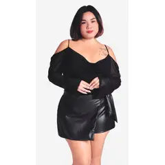 MISS LADY - Top Mujer Dayana Negro