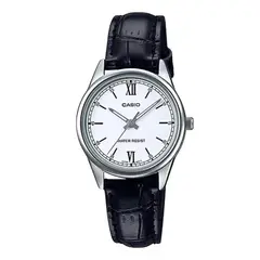 CASIO - Reloj LTP-V005L-7B2 Mujer Cuero Negro