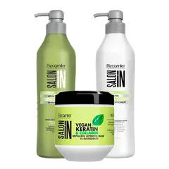 RECAMIER - Tripack Sin Sal Cabello Debil y Maltratado Ultra Force Salon In