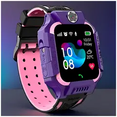GENERICO - Smart Watch Niños Con Chip Llamadas Rastreo Y Cámara morado