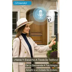 SEISA - CÁMARA DE SEGURIDAD PANORÁMICA CON SENSOR IP WIFI PARA EL HOGAR VIGILANCIA DETECCIÓN DE MOVIMIENTO