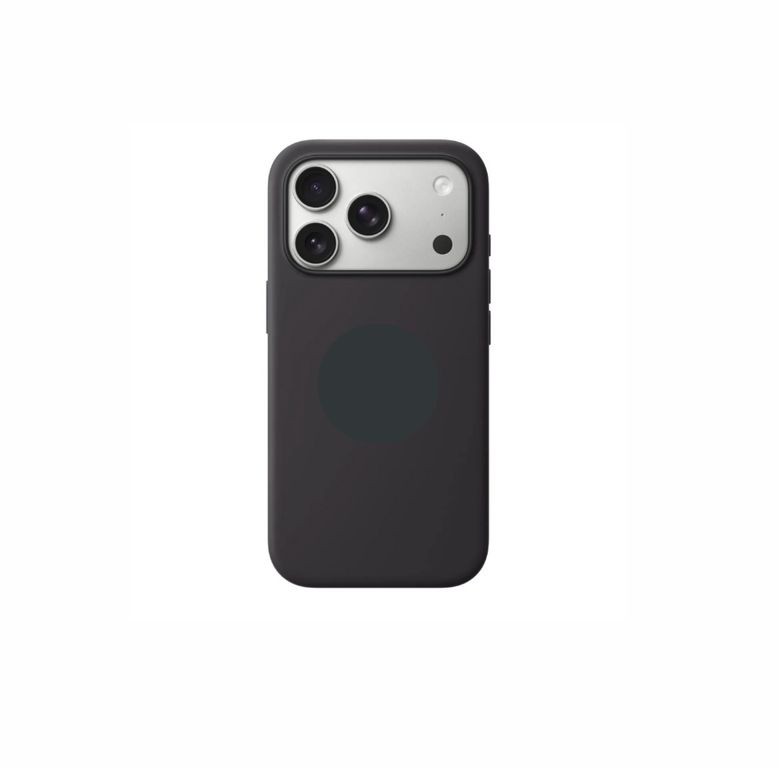 CASE SILICONA PARA IPHONE 17 pro - NEGRO
