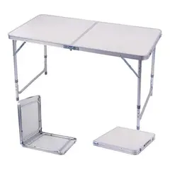 INSPIRA MARKET - Mesa Plegable Portatil Camping Mesa de Aluminio para Picnic Playa