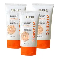 GENERICO - PACK 3 EXFOLIANTE FACIAL SCRUB VITAMINA C 150G DR RASHEL