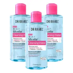 GENERICO - PACK 3 AGUA MICELAR LIMPIADOR BLUE 300ML DR RASHEL