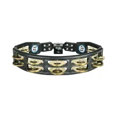 LP - LATIN PERCUSSION LP175 CYCLOPS MOUNTED TAMBOURINE BRASS BLACK PANDERETA MONTADA
