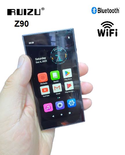 Reproductor MP4/MP3 RUIZU Z90 Bluetooth Wifi Android 10