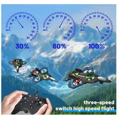 GENERICO - Avion de Combate a Control remoto Bateria recargable USB Mini Dron Modelo Avion de Guerra