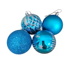 GENERICO - ADORNOS NAVIDEÑOS DE CRISTAL BÁSICOS OCÉANO AGUA DE OCÉANO 24 UND