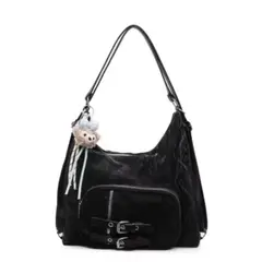 GENERICO - Cartera Hobo Blanca Double Buckle