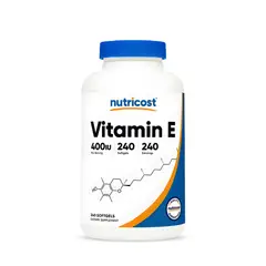 NUTRICOST - Vitamina E - 400 IU 240 cápsulas