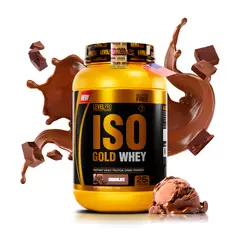 LEVEL PRO - Iso Gold Whey 1.1 kg Proteina Isolatada - Chocolate