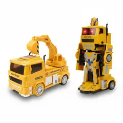 GENERICO - Juguete Transformer Figura Transformación Robot Camión Excavadora