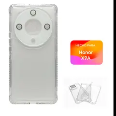 ASIA IMPORT - Case 360° Antishock - 3 Cuerpos - Transparente Para el Honor X9A