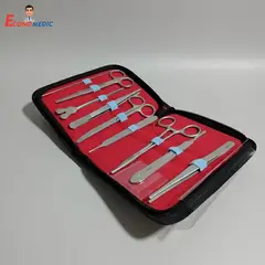 GENERICO - ESTUCHE DE DISECCION X 9 PIEZAS