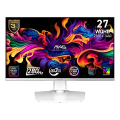 MSI - Monitor Plano Mag 272Qpw Qd-Oled X28 27 Wqhd Oled Hdmi X2 Dp Tipo-C Headphone-Out