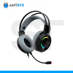 ANTRYX - AURICULARES IRIS-K GRAY 71 USB RGB LED CMICROFONO