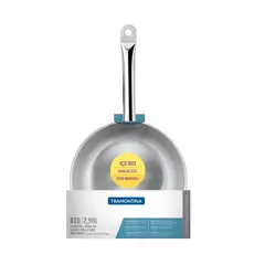 TRAMONTINA - Sarten Acero Inoxidable 30 Cm Capacidad 2 .9 Ltrs
