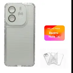 ASIA IMPORT - Case 360° Antishock - 3 Cuerpos - Transparente Para el Redmi Note 14