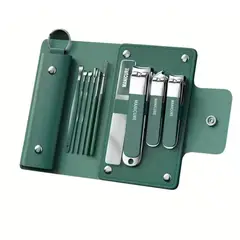 GENERICO - Kit de Cortaúñas 10pcs Manicura Cuchara para Limpiar Orejas