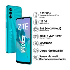 ZTE - Blade V40 Vita 128Gb 4Gb RAM Verde