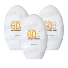 GENERICO - PACK 3 BLOQUEADOR SOLAR ANTIEDAD 60SPF 60G DR RASHEL