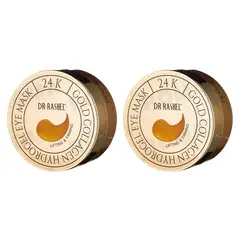 GENERICO - PACK 2 MASCARILLA PARA OJOS 24K GOLD 60 PZS DR RASHEL