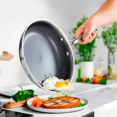 ICHIMATSU - Sartén de Acero Inox de 24 cm – Línea Pul 10145010