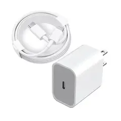 OEM - Combo Adaptador 20W y Cable Tipo C a Lightning para iPhone