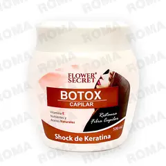 BIOAQUA - BOTOX CAPILAR SHOCK DE KERATINA FLOWER SECRET 500ML