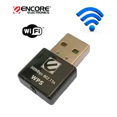 ENCORE ELECTRONICS - Adaptador Wi-Fi USB Encore ENUWI-N300 300Mbps